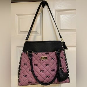 Rare Betsey Johnson Berry Bows Satchel.